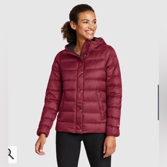 Eddie Bauer Hooded Down Winter Coat, Size M - Picture 3 of 12